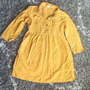 Wonder Nation Mustard Casual Kids Dress